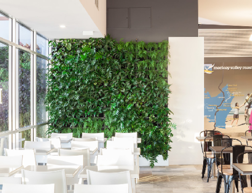 Service Station Food Court Gets Green Wall